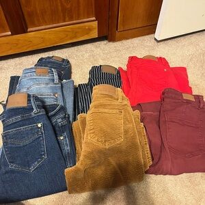 Assorted Jeans and Corduroy Pants Collection
